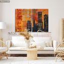 Canvas print Urban life, two panels