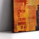 Canvas print Urban life, two panels