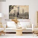 Canvas print Big Ben & parliament, two panels