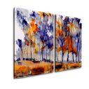 Canvas print Autumn clump, two panels