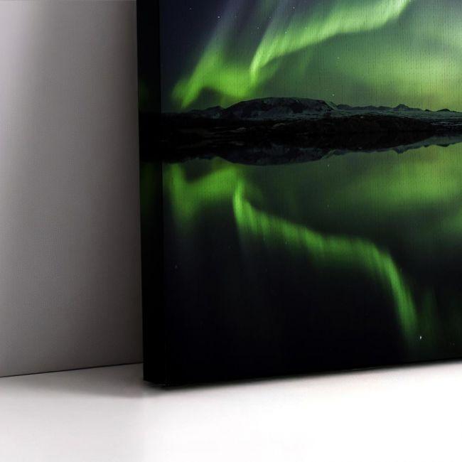 Canvas print Northern lights, two panels