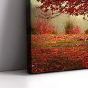 Canvas print Red forest, two panels