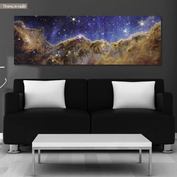 Πίνακας σε καμβά Ring nebula, πανοραμικός