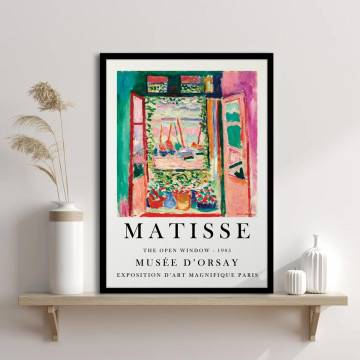 Open window collioure, Henri Matisse, αφίσα, κάδρο