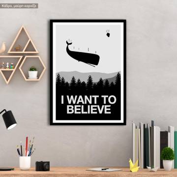 I want to believe, poster