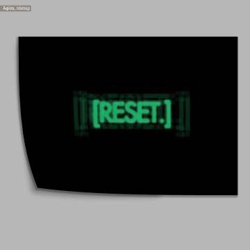 Reset, οριζόντιο, καμβάς τελαρωμένος 2