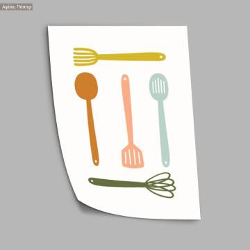 Set of utensils, poster 2