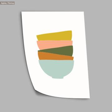 Stack of bowls, poster 2