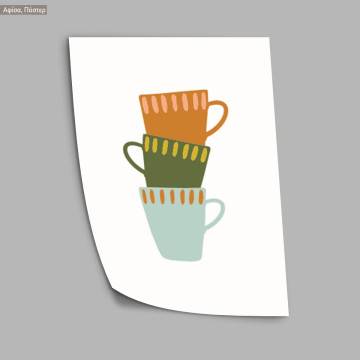 Stack of cups, poster 2