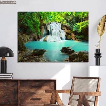 Canvas print Huay mae kamin waterfall