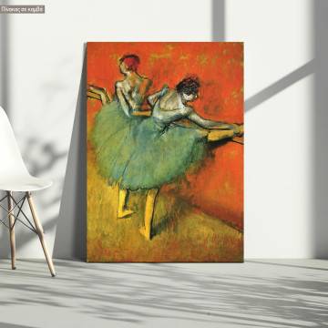 Canvas print Dancers at the bar, Degas Edgar