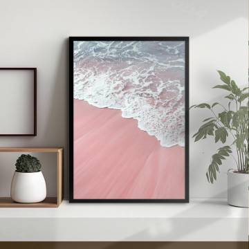 Pink beach, poster