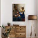 Canvas print The milk maid, Vermeer J.