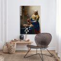 Canvas print The milk maid, Vermeer J.