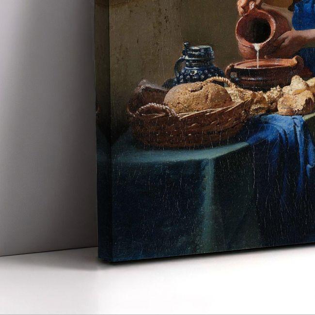 Canvas print The milk maid, Vermeer J.