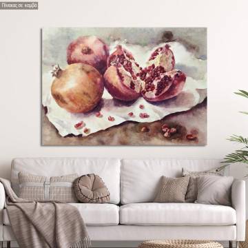 Canvas print Pomegranate