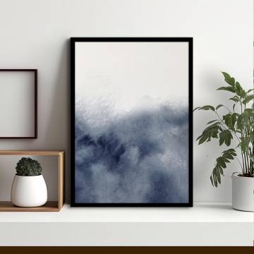 Misty mountain top, poster