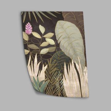 Plant life with gold lines, αφίσα, κάδρο 2