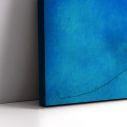 Canvas print Blue III reart, (original by J. Miro)