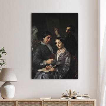 Canvas print The artist's family, Kounelakis N