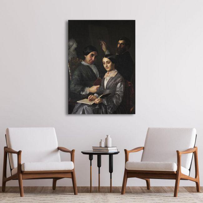 Canvas print The artist's family, Kounelakis N