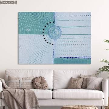 Πίνακας σε καμβά Windy summer beach