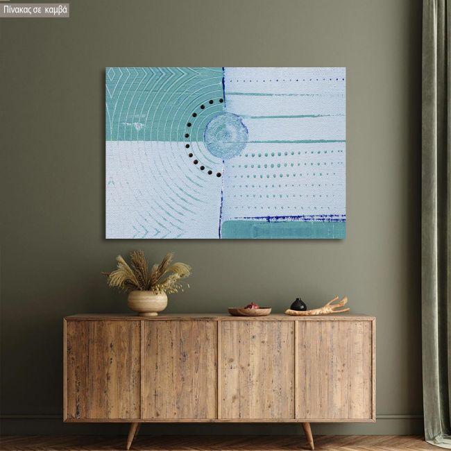 Canvas print Windy summer beach