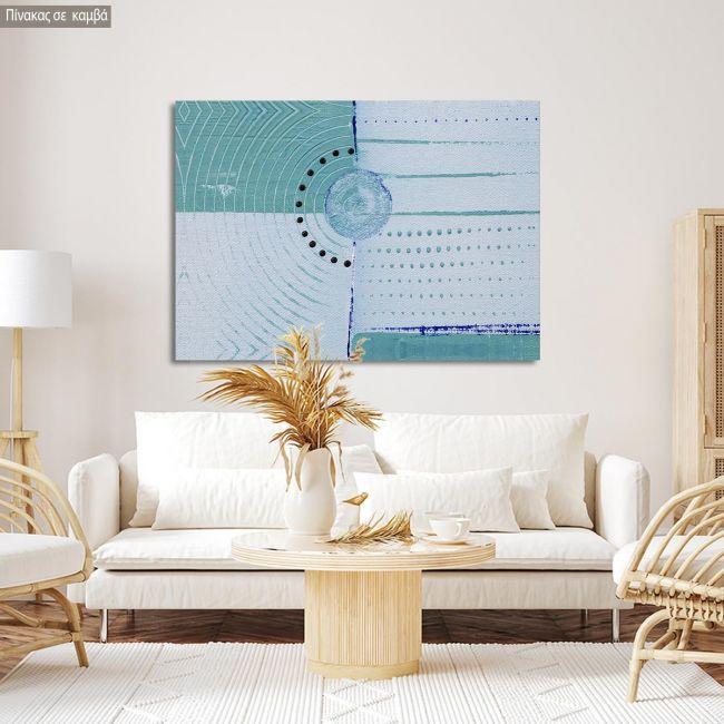 Canvas print Windy summer beach