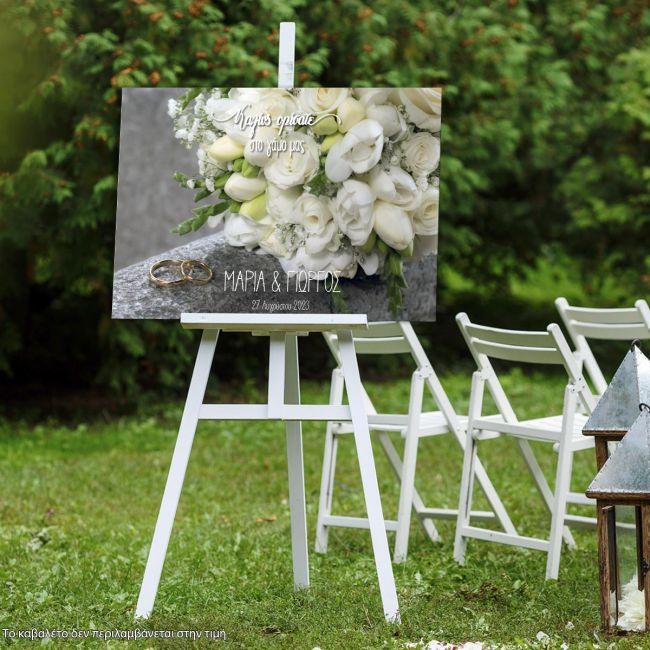 Canvas print Wedding welcome, Flowers I