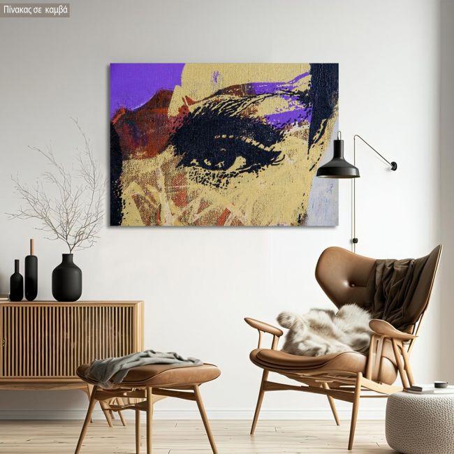 Canvas print Look at me