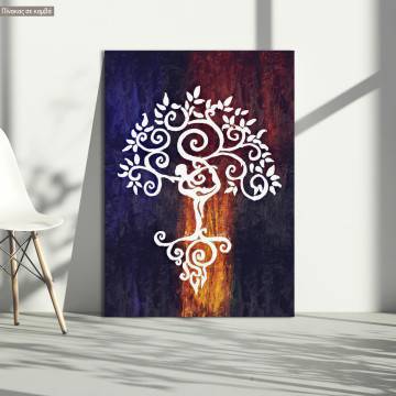 Canvas print Yoga mandala