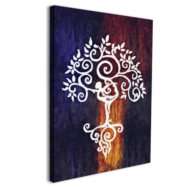 Canvas print Yoga mandala