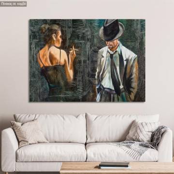 Canvas print Maybe horizontal