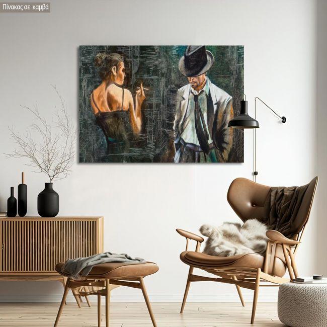 Canvas print Maybe horizontal