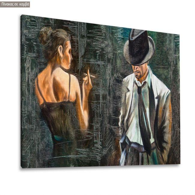 Canvas print Maybe horizontal