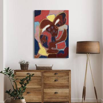 Canvas print Composition Hölzel A Framed canvas View 1 2