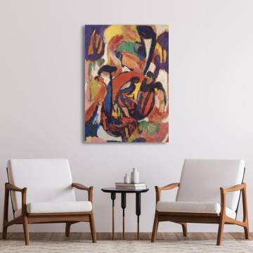 Canvas print Dancing in the forest Hölzel A Framed canvas View 1 2