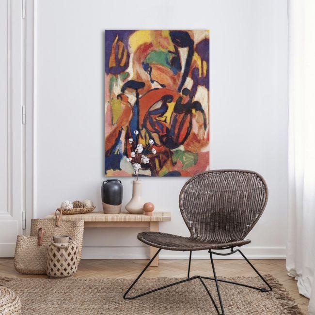 Canvas print Dancing in the forest, Hölzel A