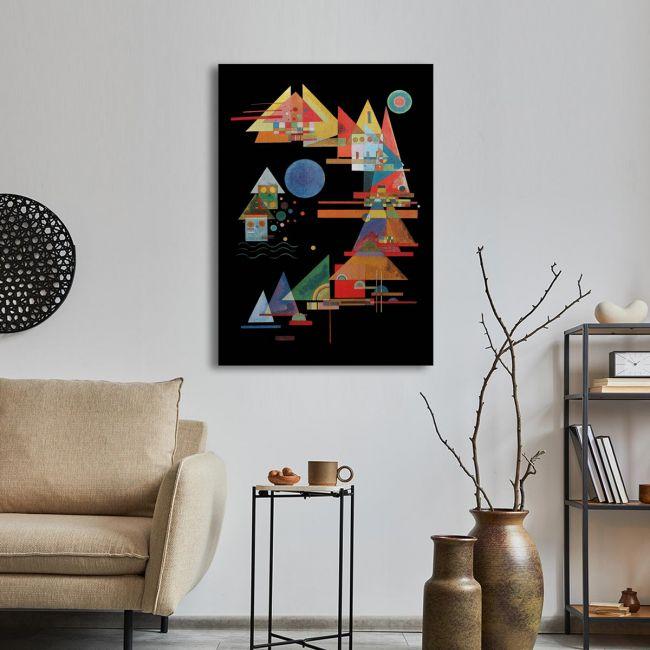 Canvas print Point in bow, Kandinsky W.