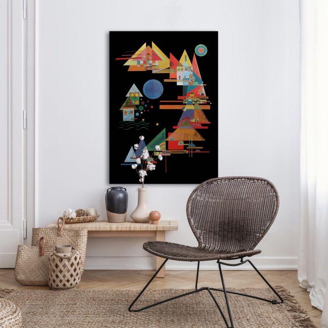 Canvas print Point in bow, Kandinsky W.