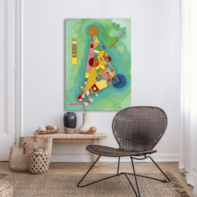 Πίνακας ζωγραφικής Variegation in the triangle, Kandinsky W, insta