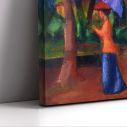 Canvas print A stroll in the park, Macke A.
