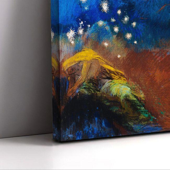 Canvas print Death of Budha, Redon Odilon