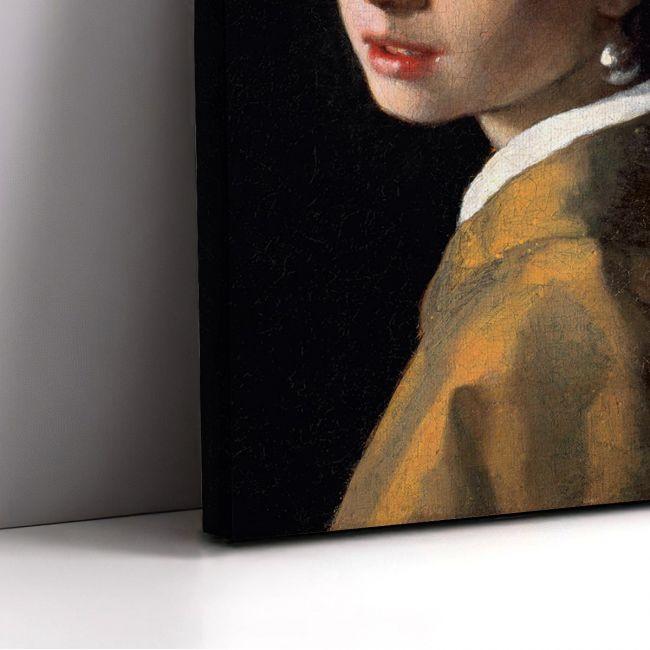 Canvas print Girl with pearl earring, Vermeer Johannes