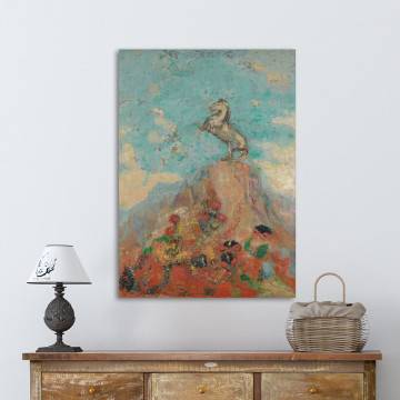 Canvas print Pegasus, Redon Odilon