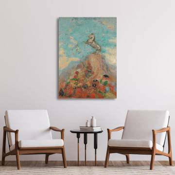 Πίνακας ζωγραφικής Pegasus Redon Odilon Καμβάς τελαρωμένος Όψη 1 2