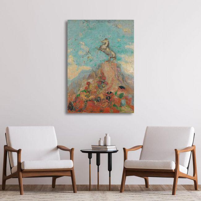 Πίνακας ζωγραφικής Pegasus, Redon Odilon, κοντινό