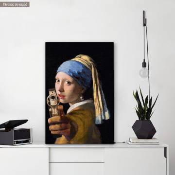 Canvas print This is a stickup reart, (original Vermeer J.)