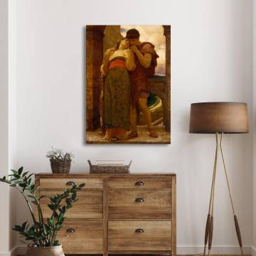 Πίνακας ζωγραφικής Wedded Leighton Frederic Καμβάς τελαρωμένος Όψη 1 2