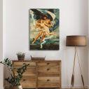 Canvas print Boreas and Oreithyia, Evelyn De Morgan